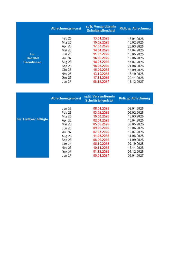 Termine Kidiap-Schnittendatei 2026