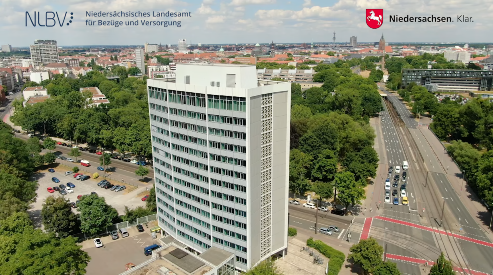 Dienstgebäude des NLBV in der Auestraße in Hannover